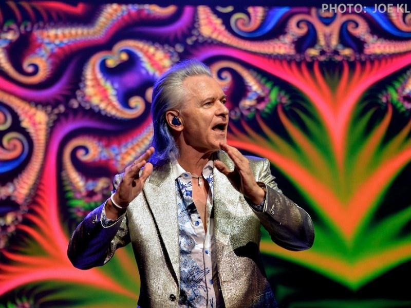 A performer on stage.