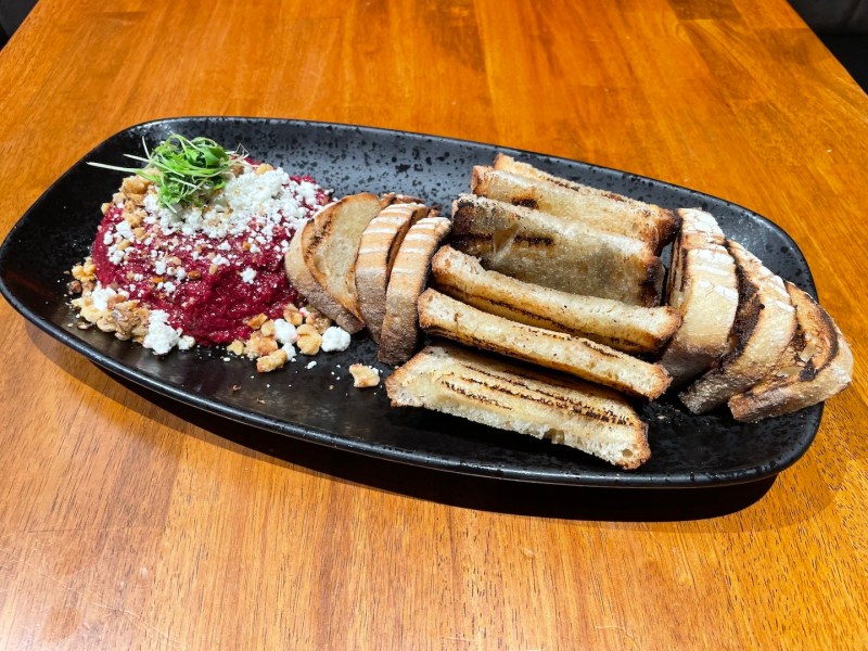 A plate of food.