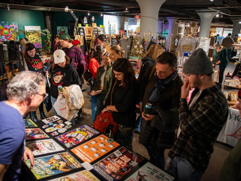 A busy event at 78th Street Studios